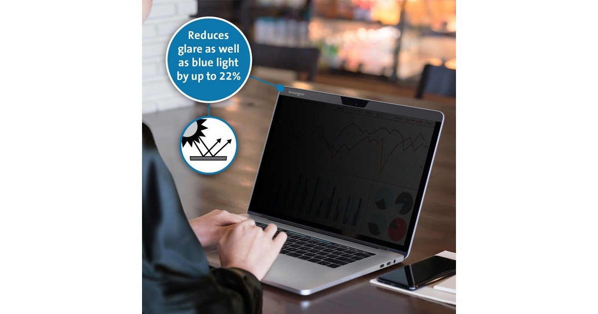 Kensington Magnetischer Blickschutzfilter(schwarz, MacBook Pro 13