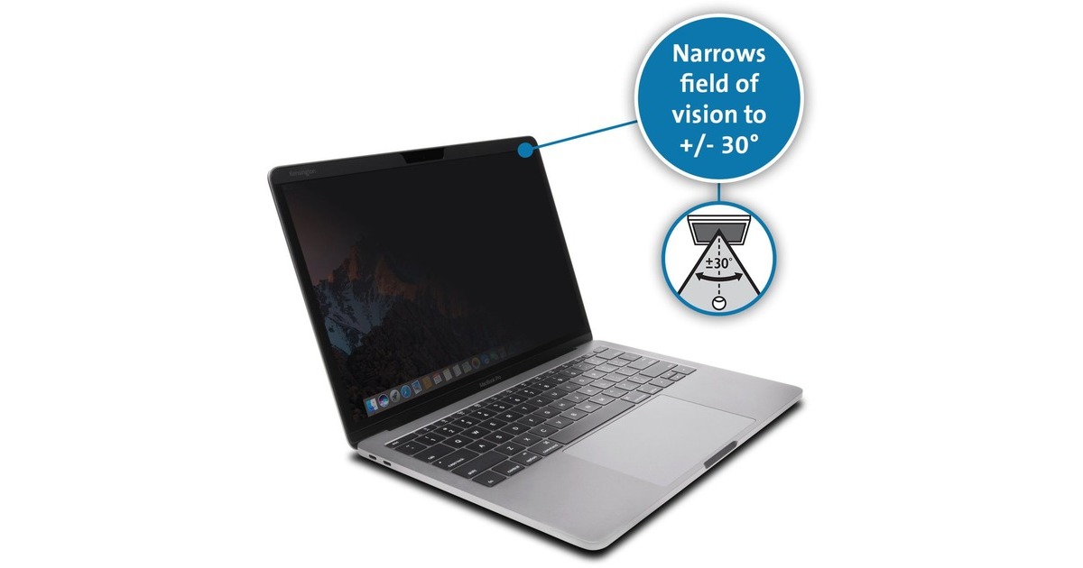 Kensington Magnetischer Blickschutzfilter(schwarz, MacBook Pro 13