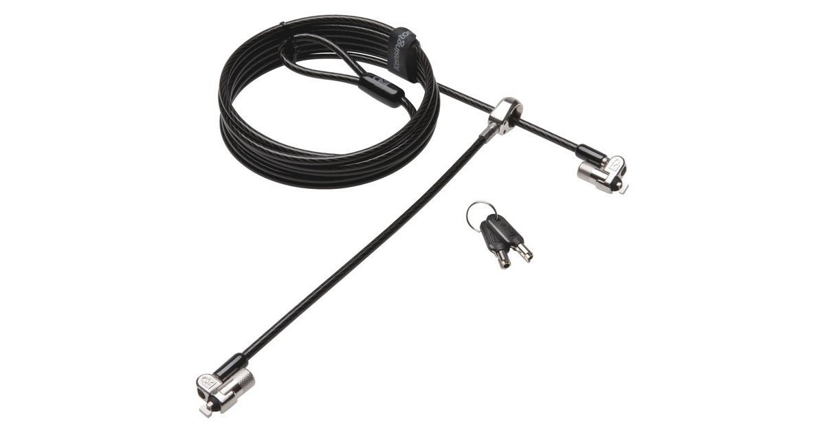 Kensington MicroSaver 2.0 Twin-Schloss, Sicherheit(schwarz)