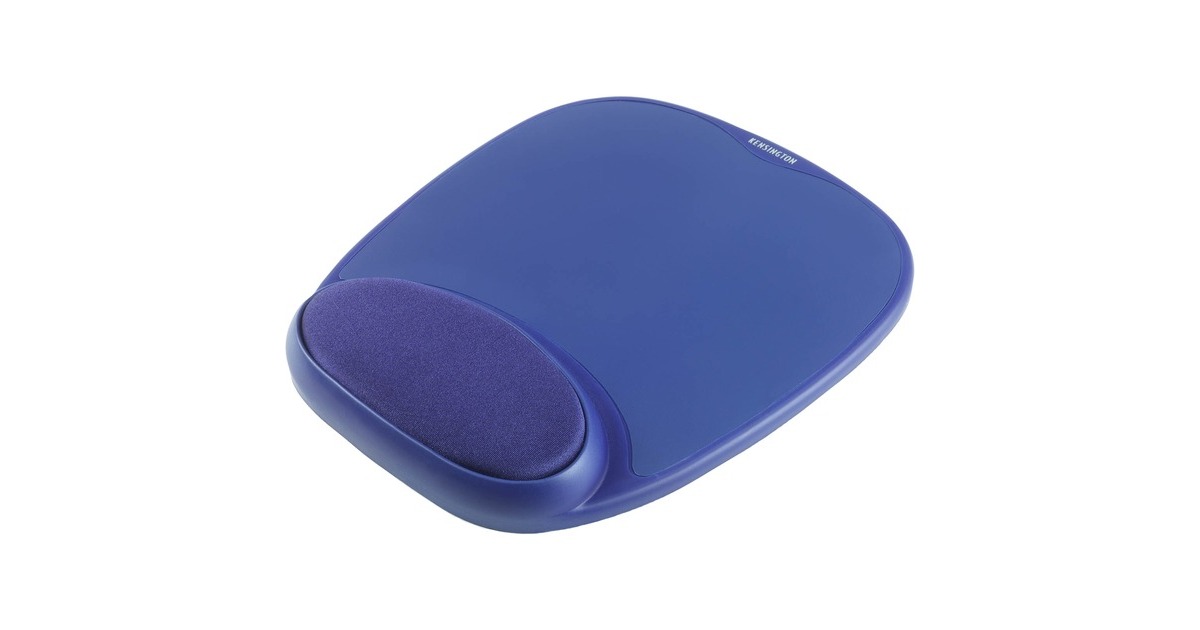 Kensington Mousepad mit Handballenauflage, Mauspad(blau, Retail)