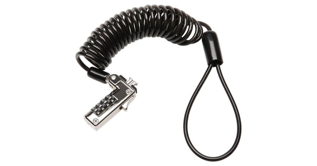 Kensington Portables Slim Kombinationsschloss(schwarz/silber)