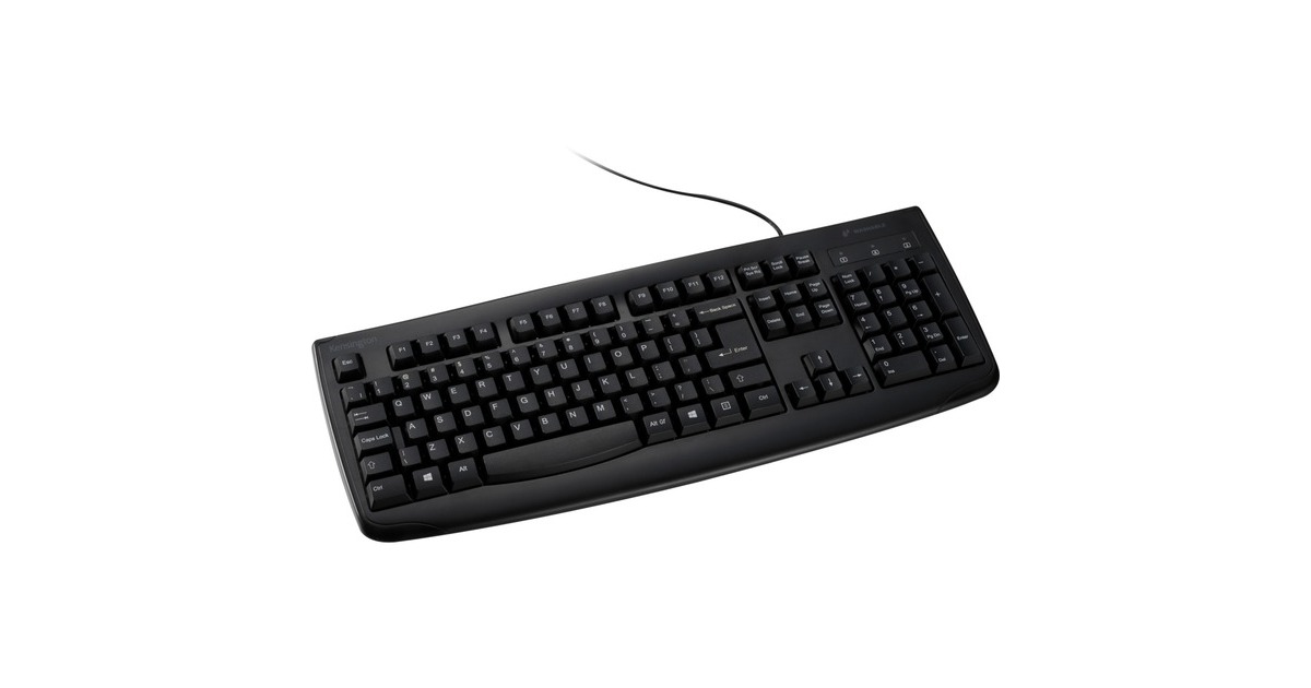 Kensington Pro Fit Abwaschbare USB-Tastatur(schwarz, DE-Layout, Outlet)