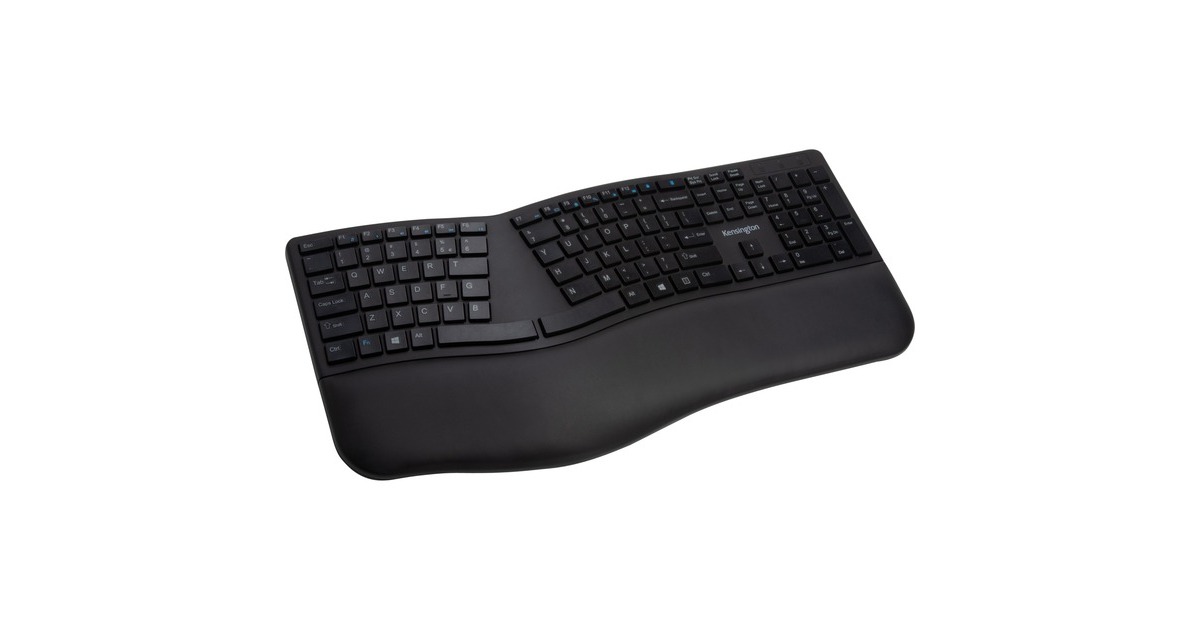 Kensington Pro Fit Ergo-Tastatur(schwarz, DE-Layout)
