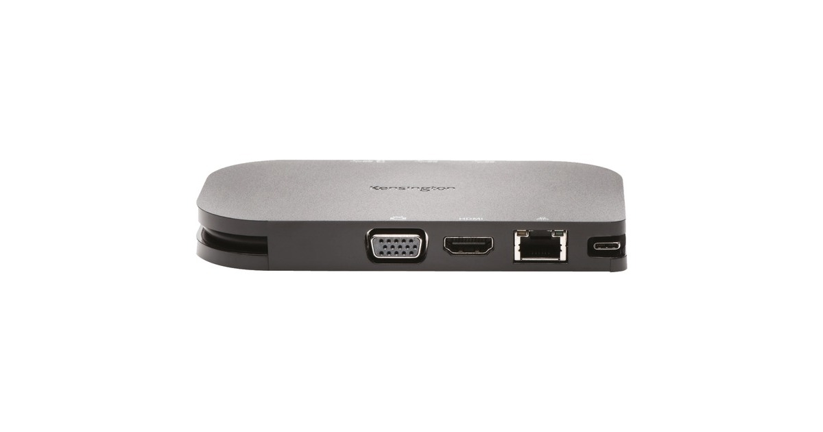 Kensington SD1610P, Dockingstation(schwarz, USB-C, HDMI, VGA, LAN)