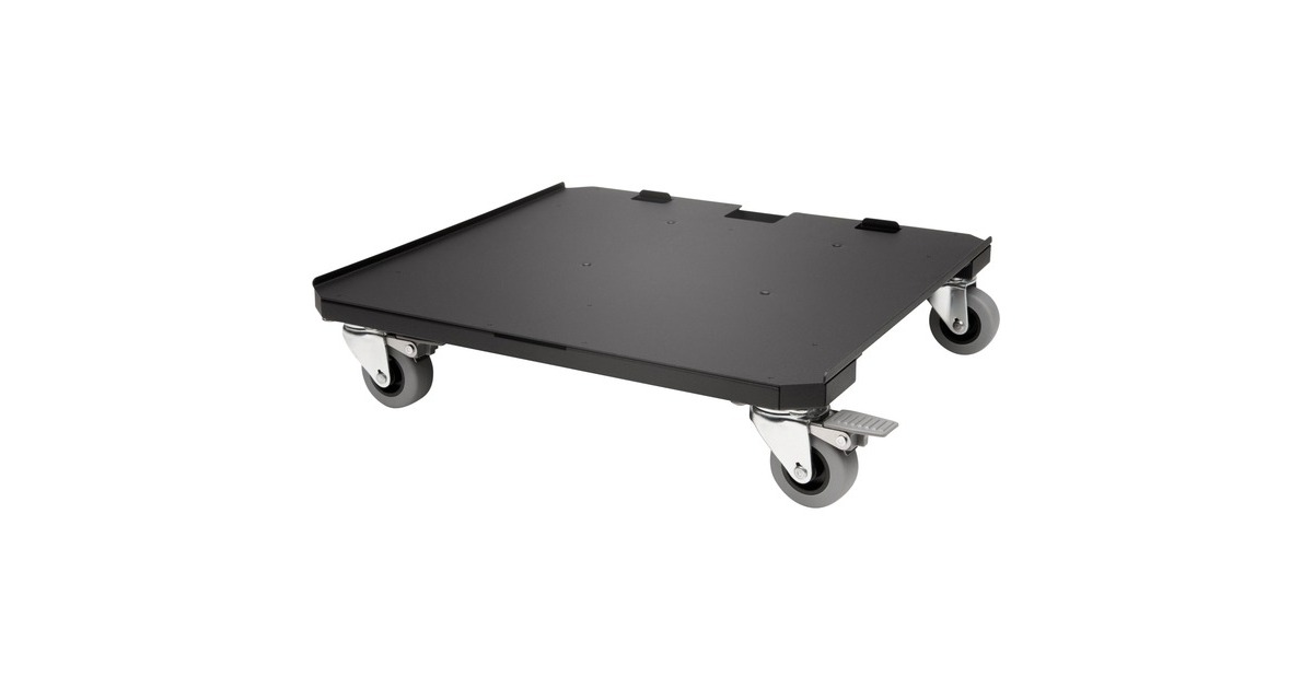Kensington Sicherer Kabinett-Trolley, Rollbrett(schwarz)