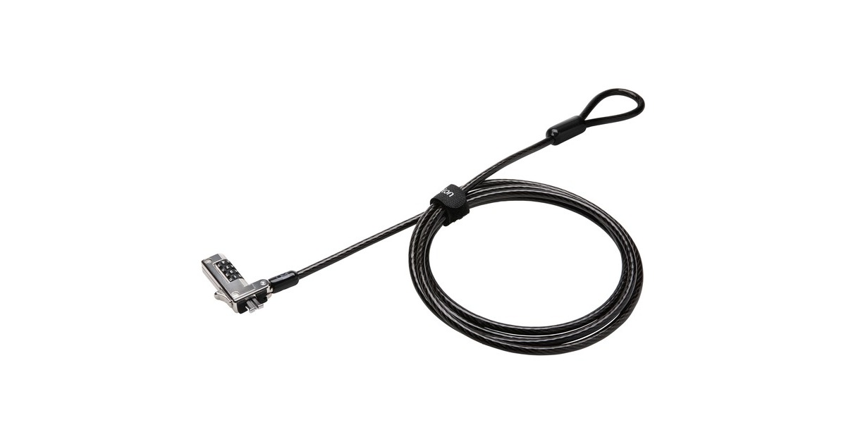 Kensington Slim KombiSchloss(schwarz/silber, Standard)