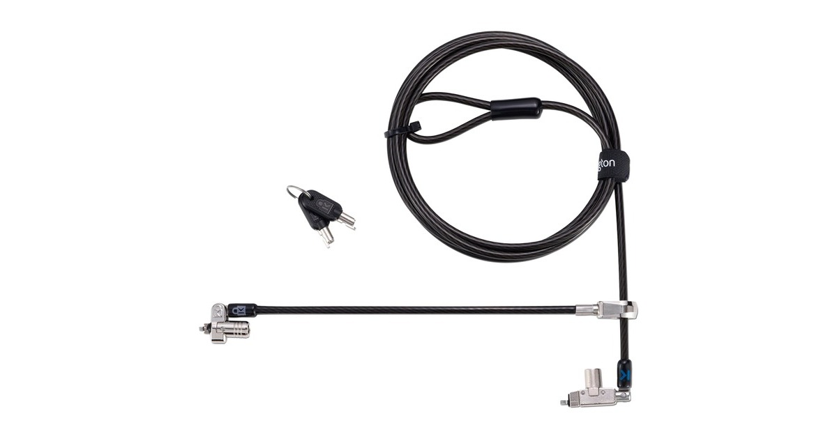 Kensington Slim N17 2.0 Laptopschloss(silber, Wedge-Shaped)