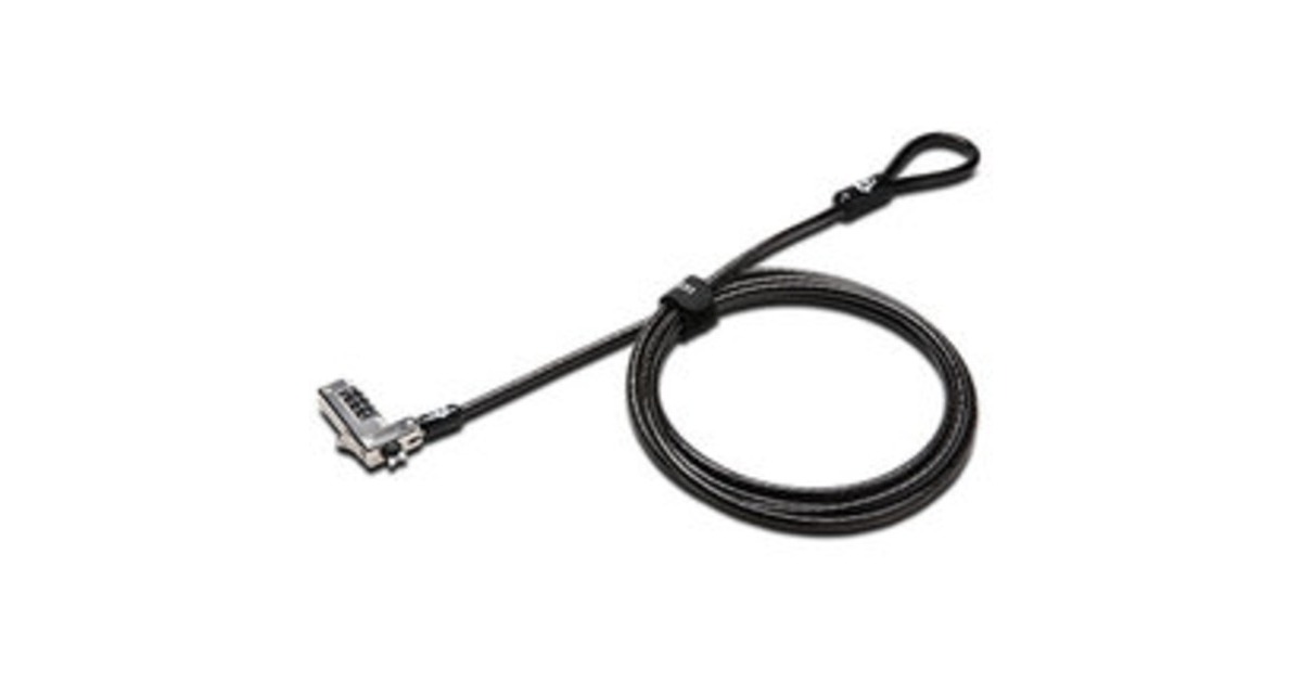 Kensington Slim NanoSaver KombiSchloss, Sicherheit(schwarz, 25 Stück)