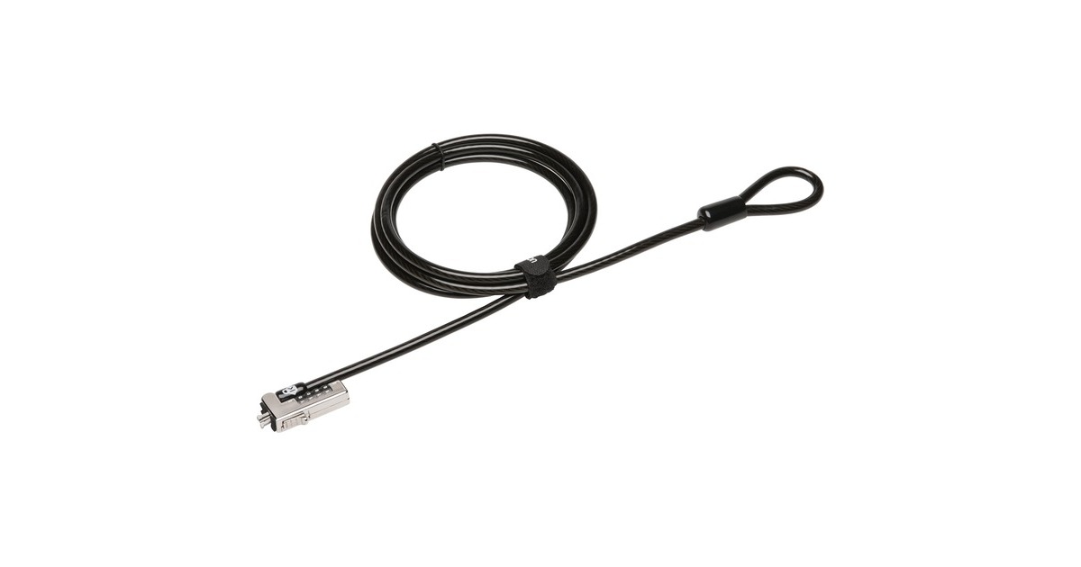 Kensington Slim NanoSaver Ultra Kombinationsschloss, Sicherheit(schwarz)