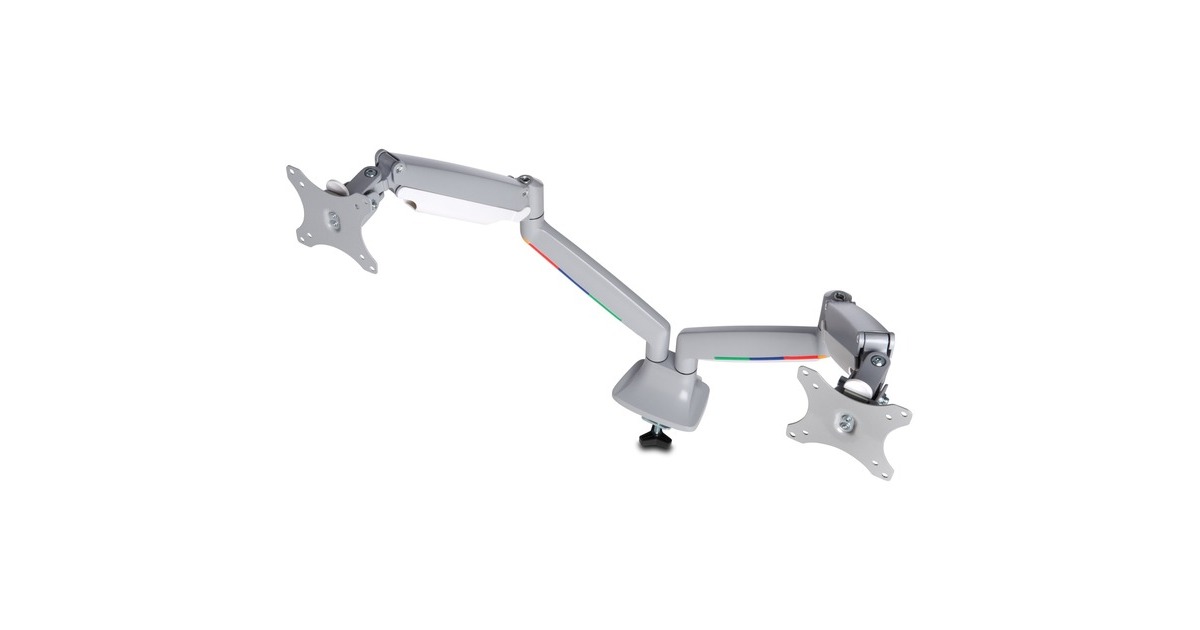 Kensington SmartFit One Touch Dual Monitorarm, Monitorhalterung(grau)