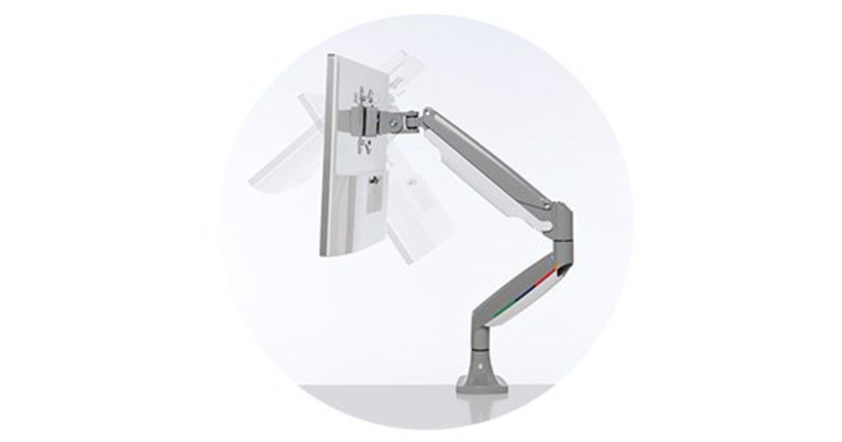 Kensington SmartFit One Touch Dual Monitorarm, Monitorhalterung(grau)