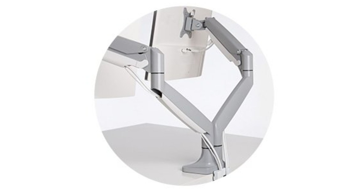 Kensington SmartFit One Touch Dual Monitorarm, Monitorhalterung(grau)