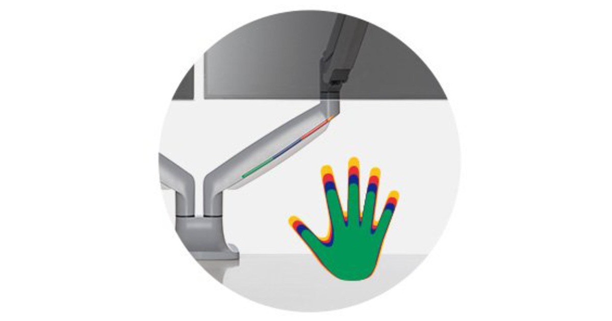 Kensington SmartFit One Touch Dual Monitorarm, Monitorhalterung(grau)