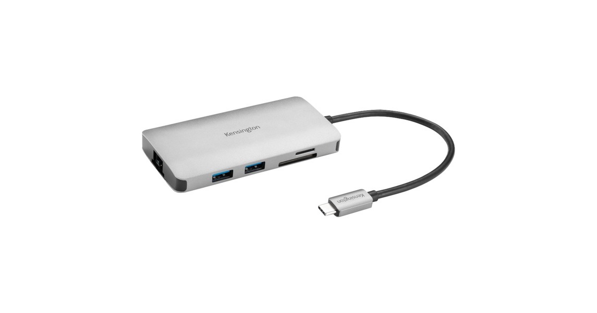Kensington UH1400P, Dockingstation(silber, USB-C, HDMI, USB-A)