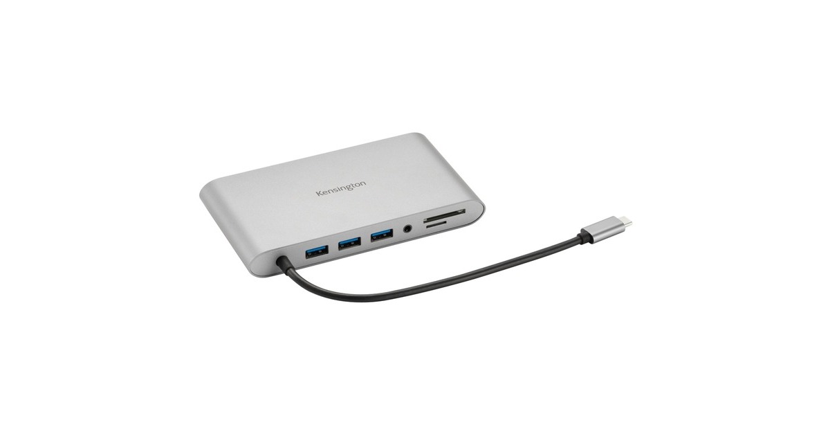 Kensington UH1440P, Dockingstation(silber, USB-C, USB-A, HDMI, DP, VGA)