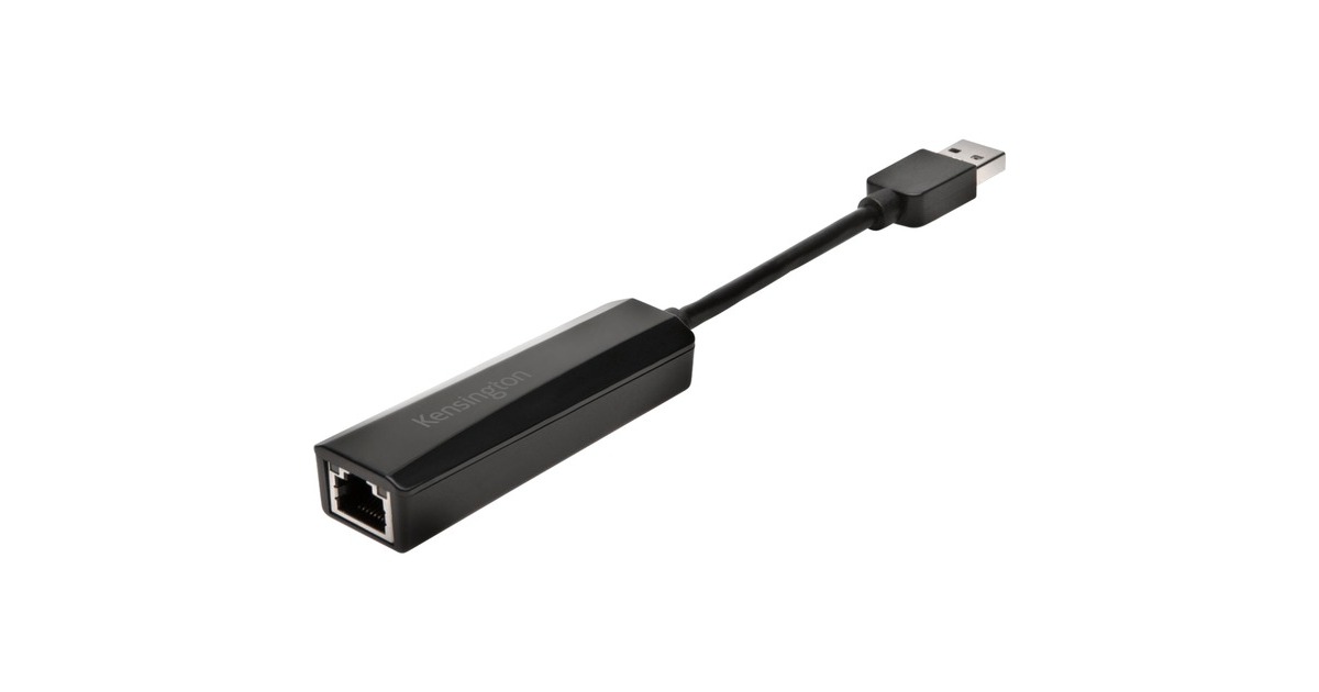 Kensington USB 3.0-Ethernet-Adapter, LAN-Adapter(schwarz)