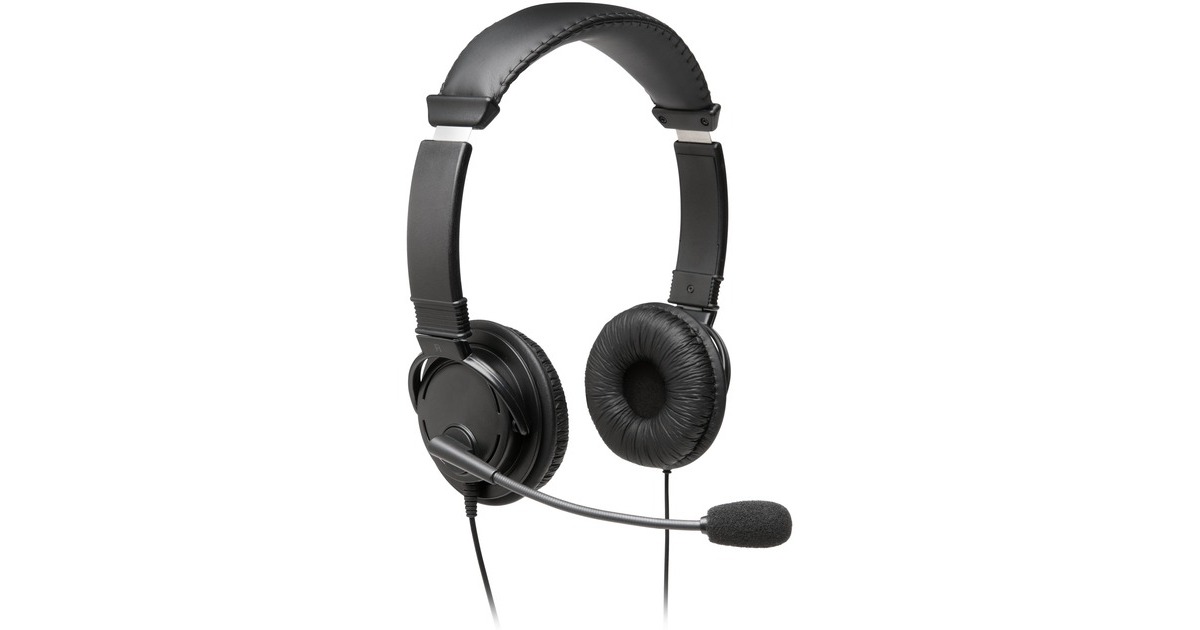 Kensington USB HiFi-Kopfhörer mit Mikrofon, Headset(schwarz)