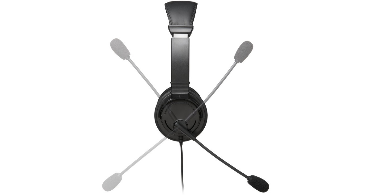 Kensington USB HiFi-Kopfhörer mit Mikrofon, Headset(schwarz)