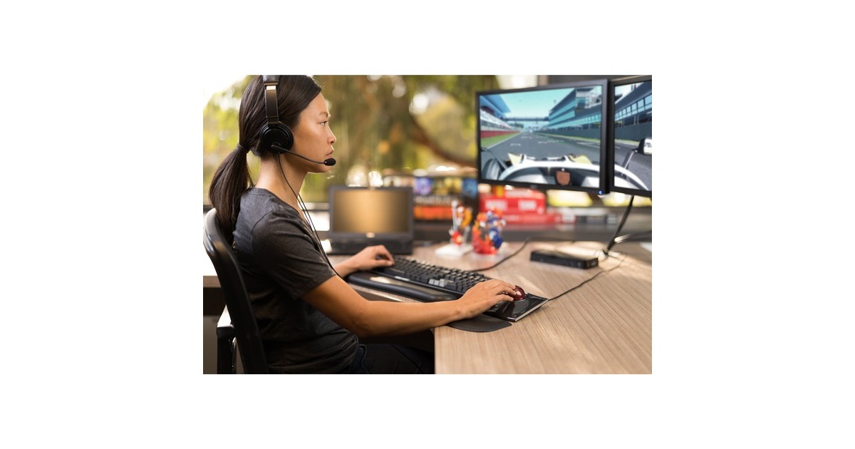 Kensington USB HiFi-Kopfhörer mit Mikrofon, Headset(schwarz)