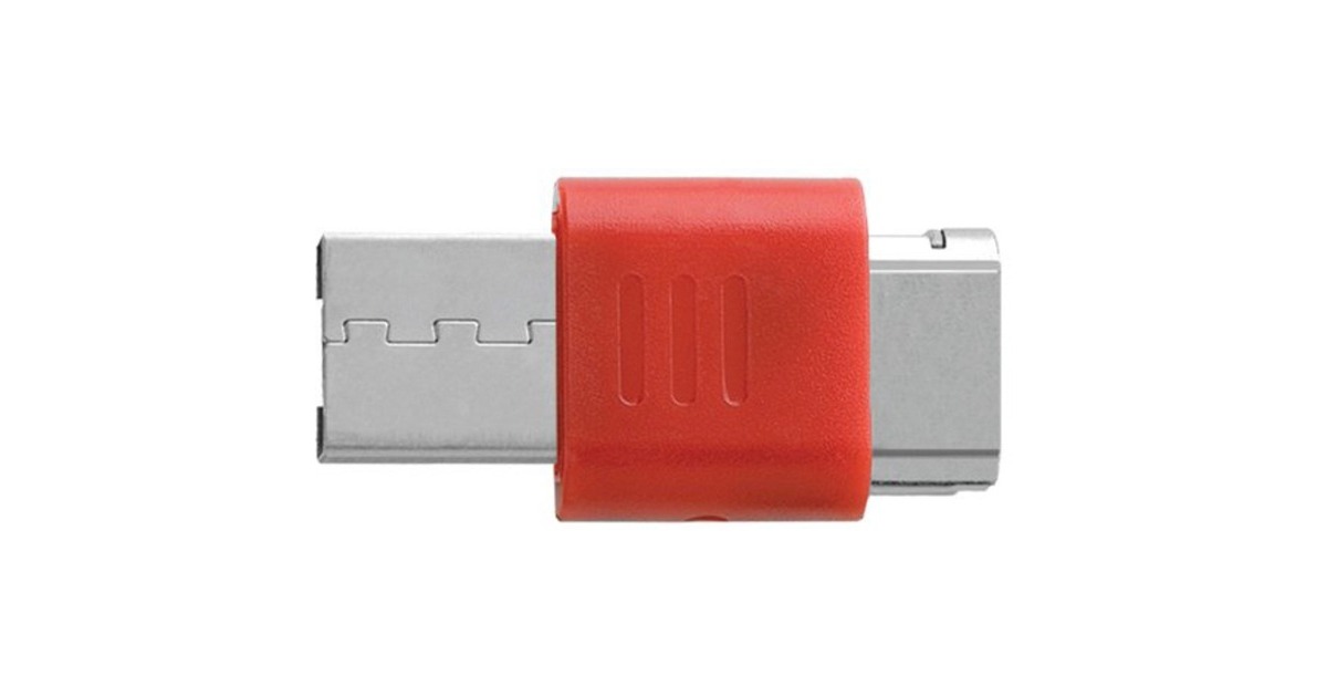Kensington USB-Port-Schloss mit Blockierung, Sicherheit(schwarz/silber)