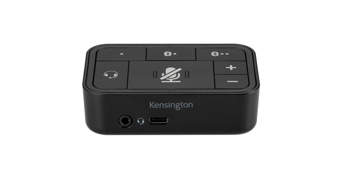 Kensington Universal 3-in-1 Pro Audio Headset Switch(Bluetooth, USB, 3,5mm Anschluß)