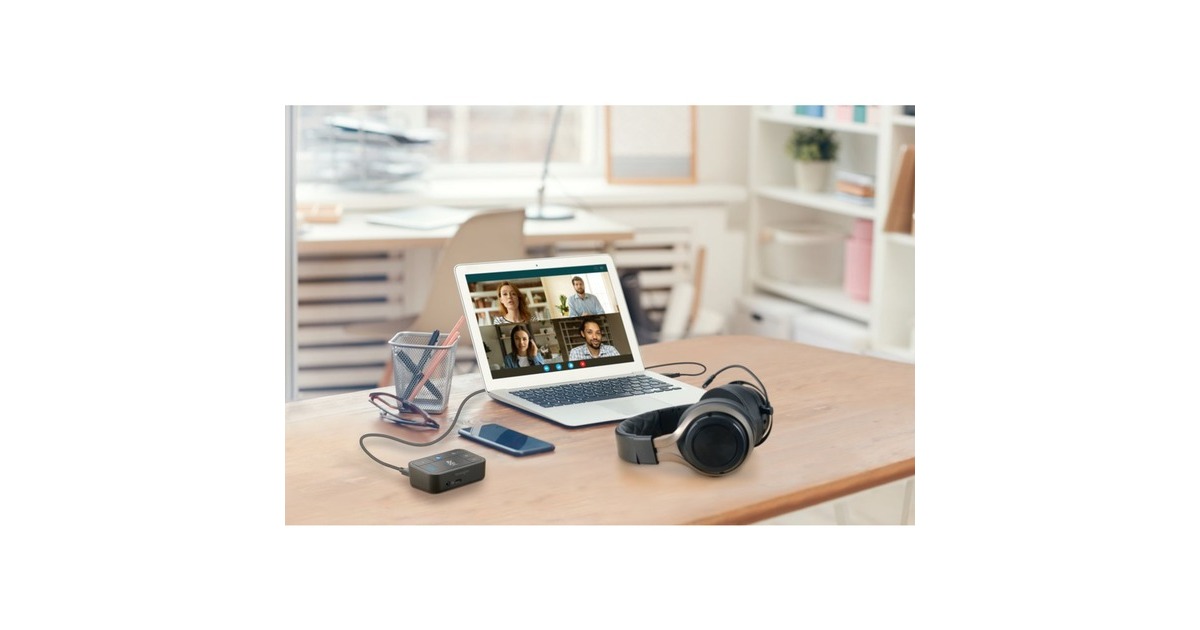 Kensington Universal 3-in-1 Pro Audio Headset Switch(Bluetooth, USB, 3,5mm Anschluß)