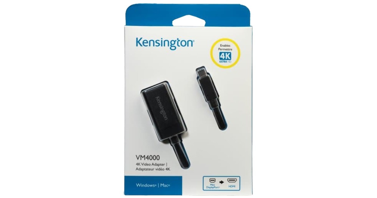 Kensington VM4000 4K Videoadapter Mini DisplayPort auf HDMI