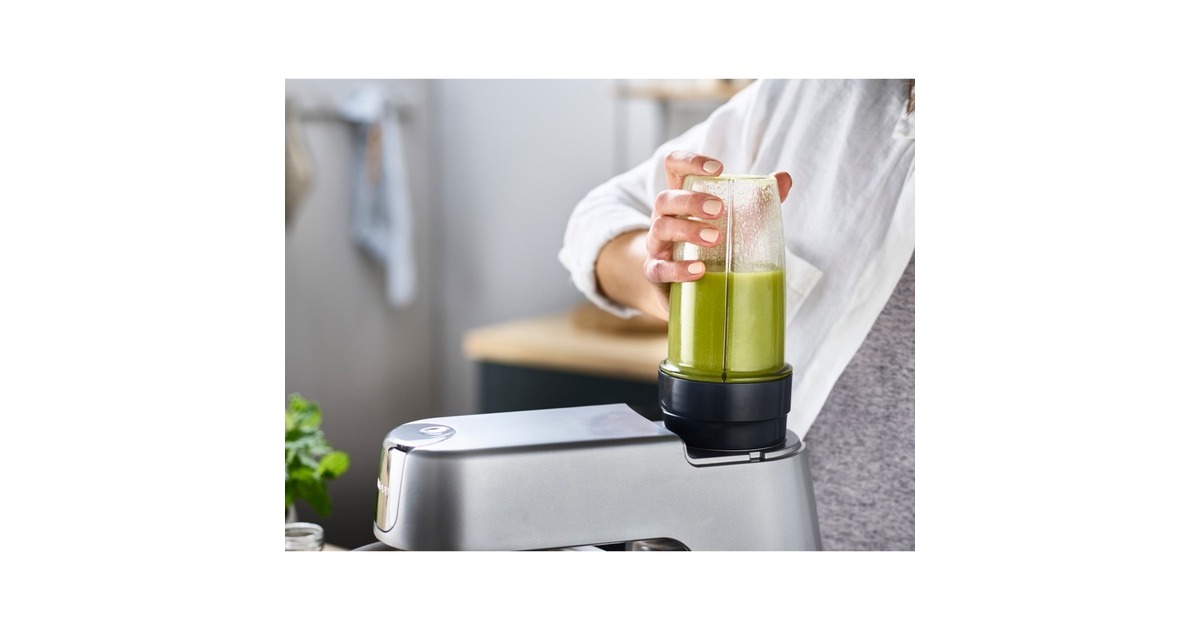 Kenwood Blend-Xtract Sport Aufsatz Smoot­hie2Go-Behälter KAH740PL, Becher(transparent/schwarz, 2 Stück)