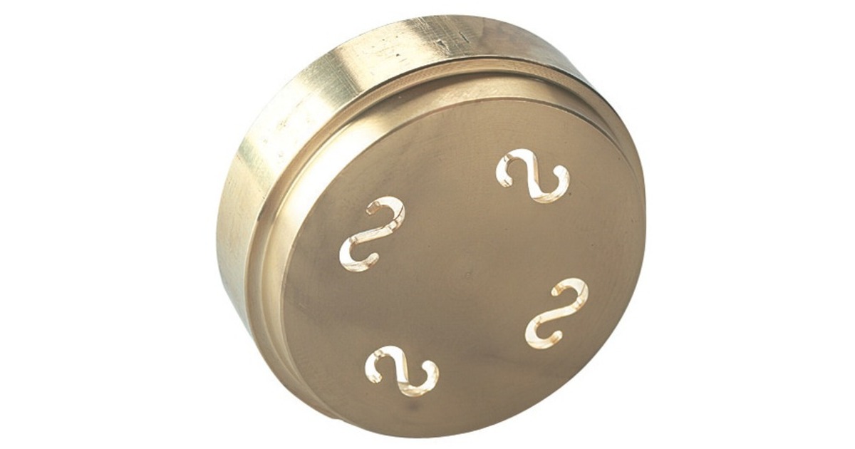 Kenwood Pasta Fresca Einsatz Casarecce A910, Aufsatz(bronze, für Küchenmaschine Major / Chef mit Nudelpresse Pasta Fresca)
