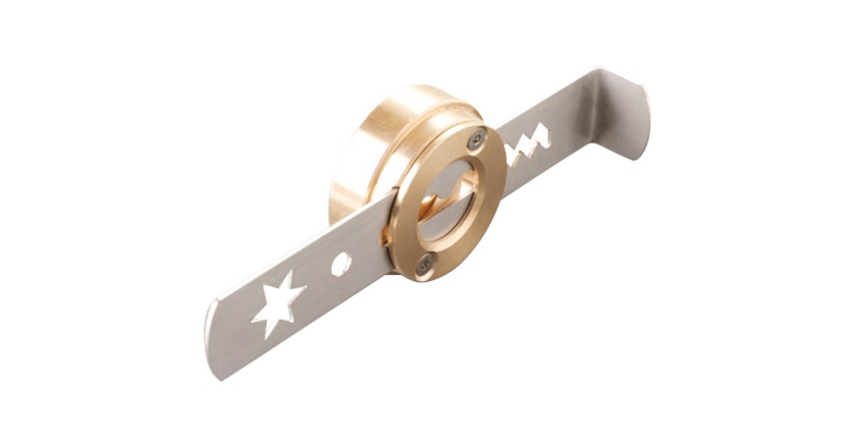 Kenwood Spritzgebäckaufsatz AT910014(bronze/metall, für Nudelpresse Pasta Fresca AT910)