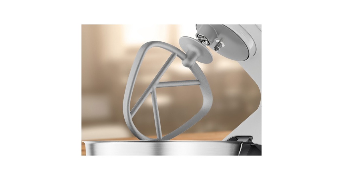 Kenwood Titanium Chef Baker XL Küchenmaschine KVL65.001WH(weiß, 1.200 Watt, integrierte Waage)