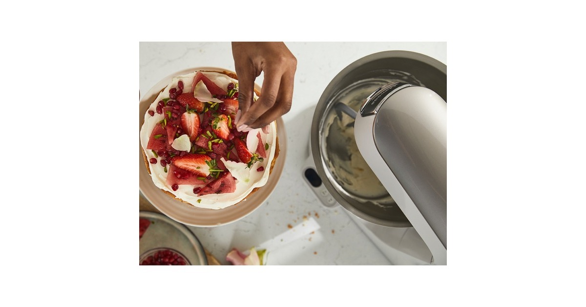 Kenwood Titanium Chef Baker XL Küchenmaschine KVL65.001WH(weiß, 1.200 Watt, integrierte Waage)