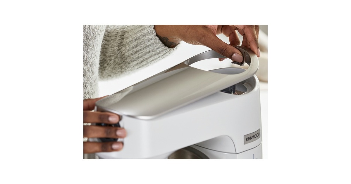 Kenwood Titanium Chef Baker XL Küchenmaschine KVL65.001WH(weiß, 1.200 Watt, integrierte Waage)