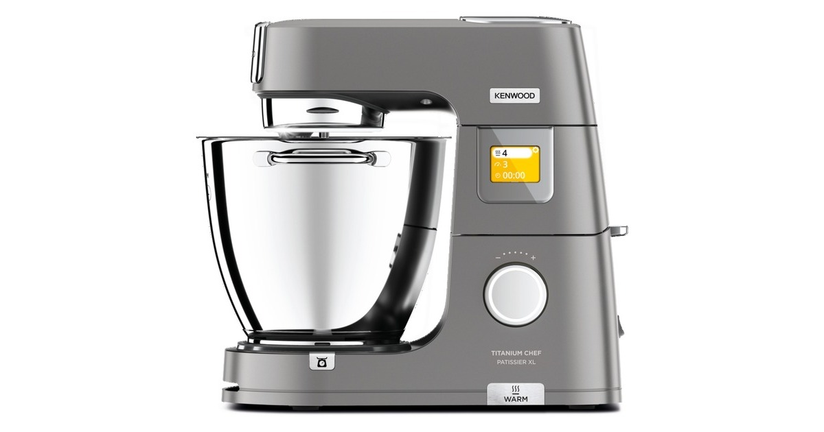 Kenwood Titanium Chef Patissier XL Küchenmaschine KWL90.004SI(silber, 1.400 Watt)