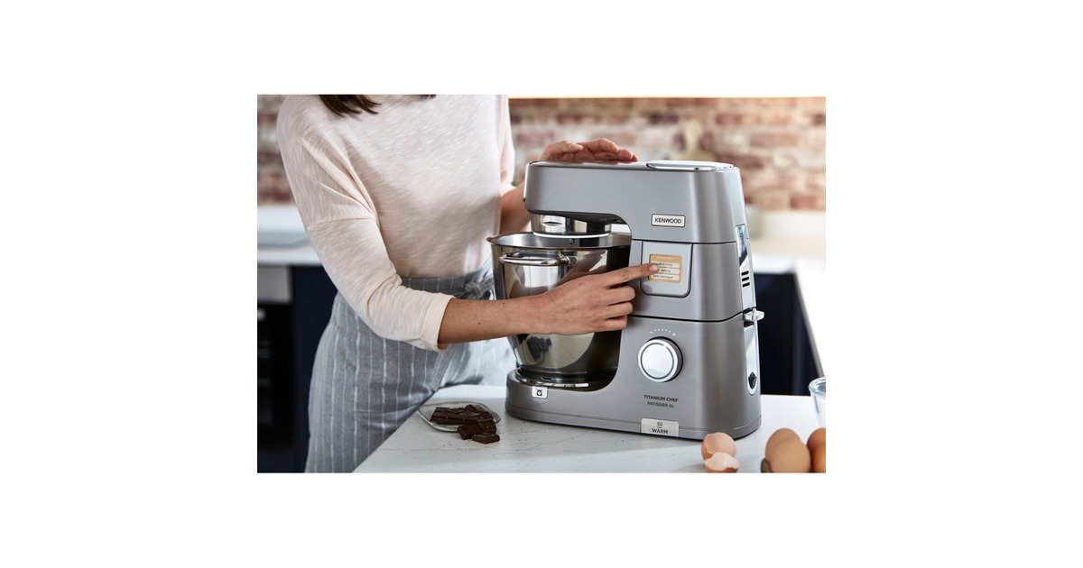 Kenwood Titanium Chef Patissier XL Küchenmaschine KWL90.004SI(silber, 1.400 Watt)