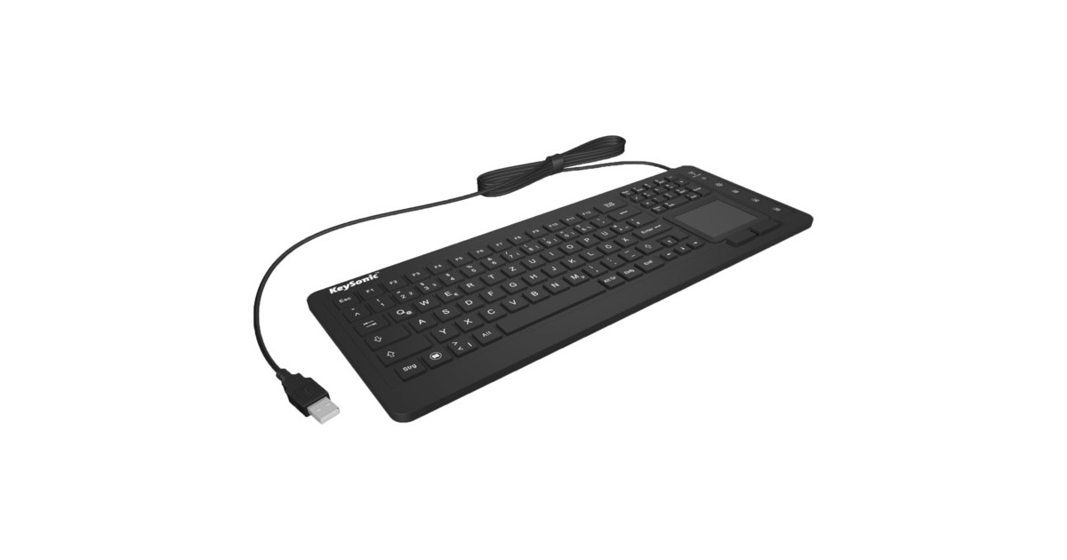 KeySonic KSK-6231 INEL, Tastatur(schwarz, DE-Layout)
