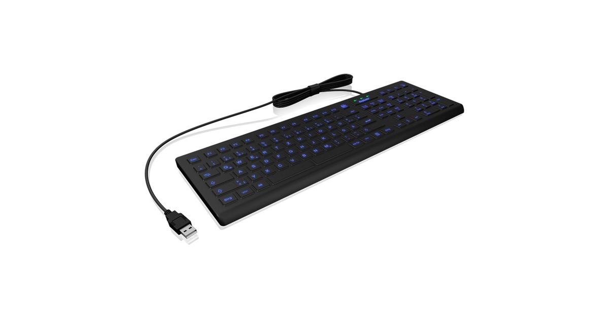 KeySonic KSK-8031INEL, Tastatur(schwarz, DE-Layout)