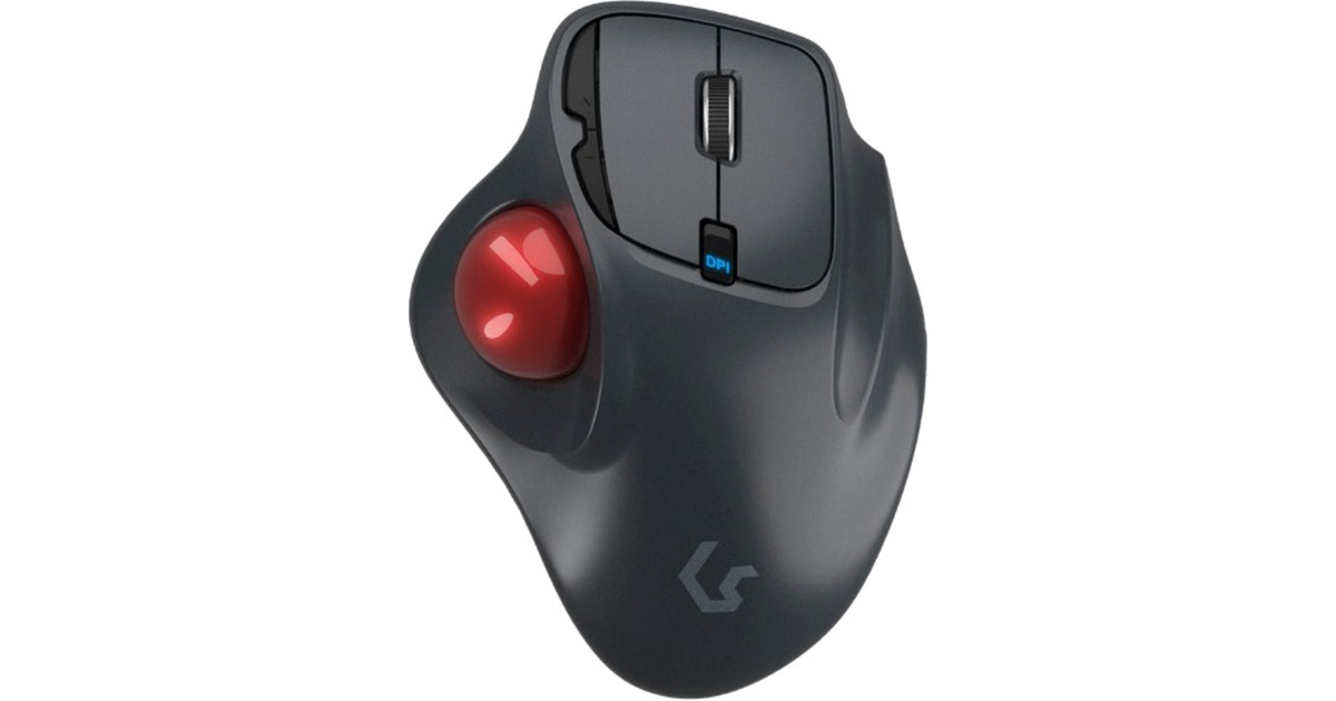 KeySonic KSM-6101RF-EGT, Trackball(grau/rot)
