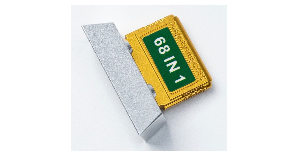 Keychron Computer Aluminum Alloy Artisan Keycap, Tastenkappe(silber/gold)