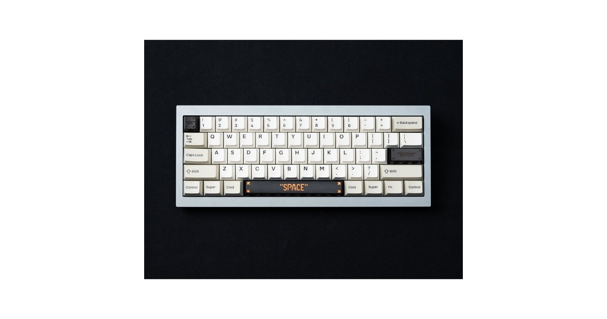Keychron ESC Aluminum Alloy Artisan Keycap, Tastenkappe(schwarz/orange)