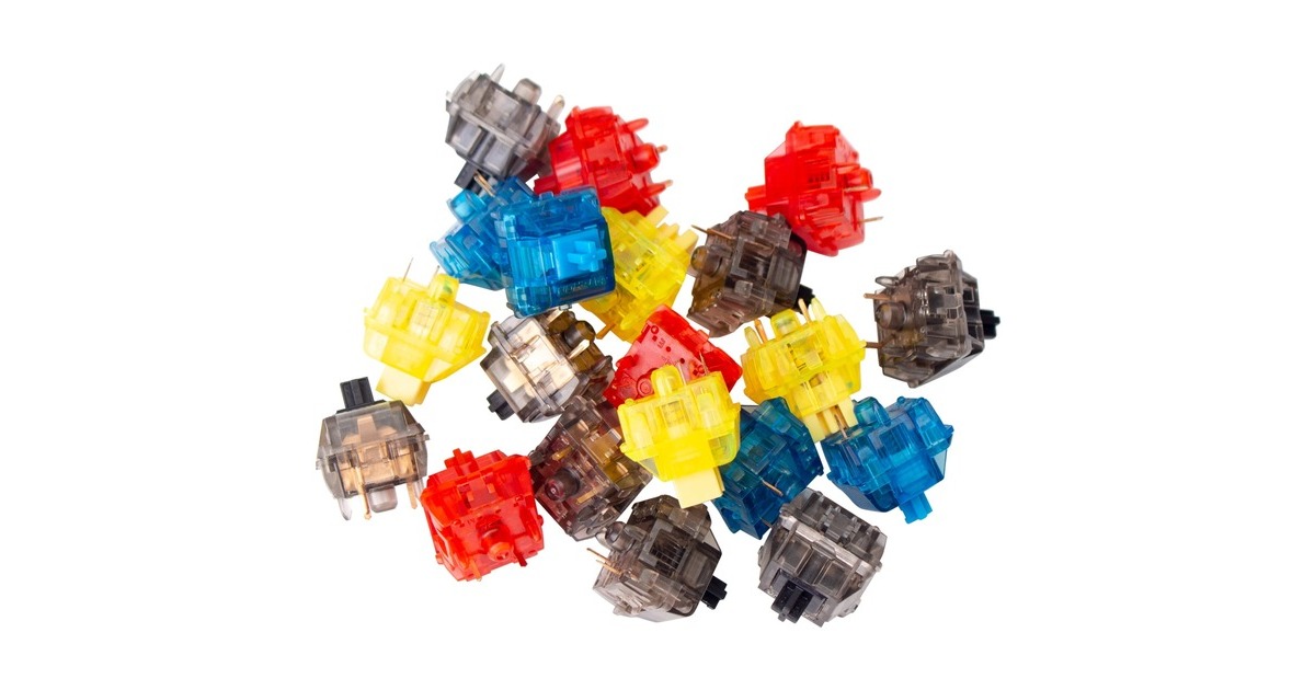 Keychron Gateron Ink V2 Yellow Switch-Set, Tastenschalter(gelb, 110 Stück)