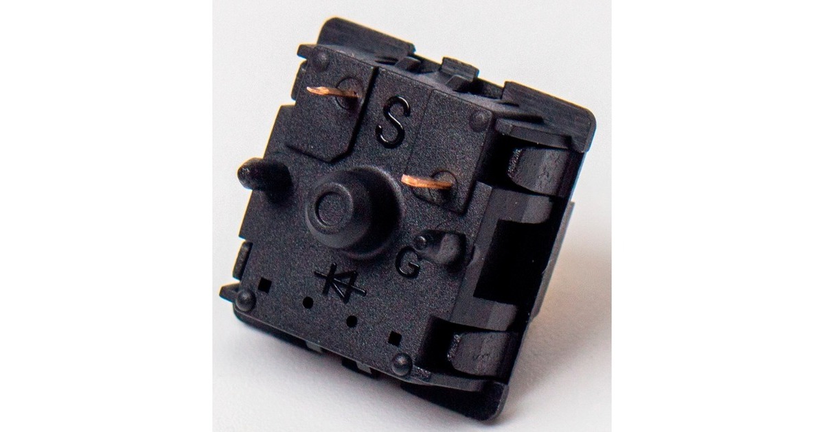 Keychron Gateron KS-3X Full Black Green Switch-Set, Tastenschalter(grün/schwarz, 110 Stück)