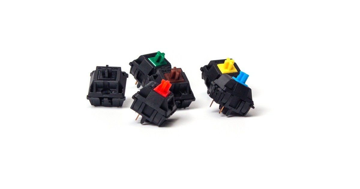 Keychron Gateron KS-3X Full Black Green Switch-Set, Tastenschalter(grün/schwarz, 110 Stück)
