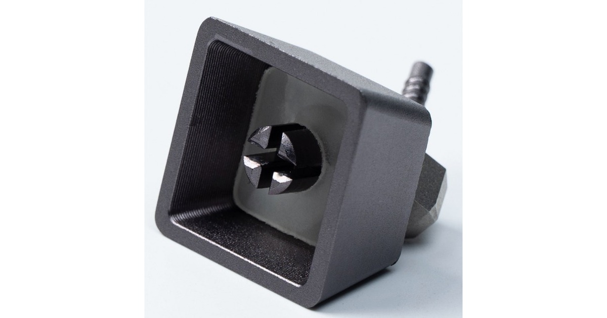 Keychron Hammer Aluminum Alloy Artisan Keycap, Tastenkappe(schwarz/silber)