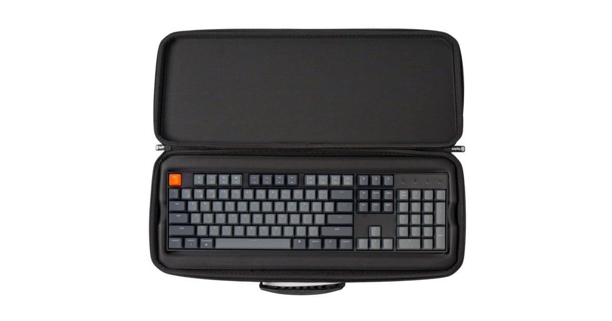 Keychron K10 Full Carrying Case, Tasche(schwarz, für Keychron K10 Tastatur mit Kunnststoffrahmen)