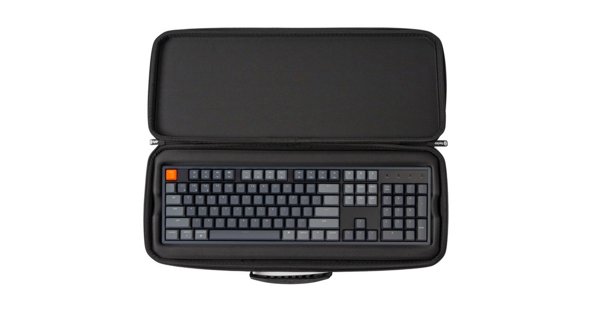 Keychron K10Full Alu Carrying Case, Tasche(schwarz, für Keychron K10 Tastatur mit Alurahmen)