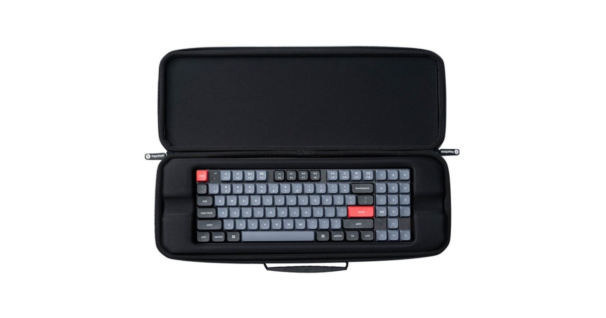 Keychron K1 TKL Alu Carrying Case, Tasche(schwarz, für Keychron K1 Pro/ K1 SE/ K13 Pro Tastatur mit Alurahmen)