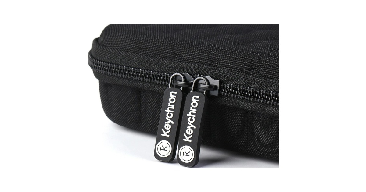 Keychron K2/K2 Pro (75%) Keyboard Carrying Case, Tasche(schwarz, für Keychron K2/K2 Pro (75%) mit Kunststoffrahmen)