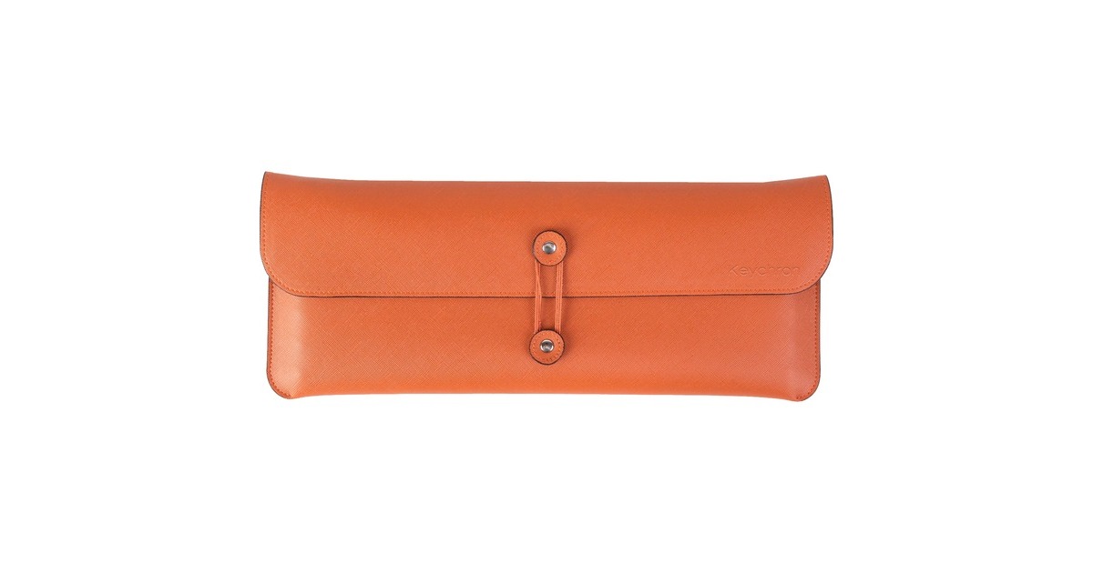 Keychron K3/K12 (75%) Keyboard Travel Pouch, Tasche(orange, aus Leder)