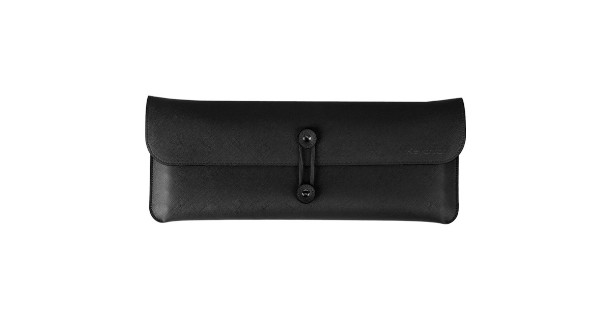 Keychron K3/K12 (75%) Travel Pouch, Tasche(schwarz, aus Leder)